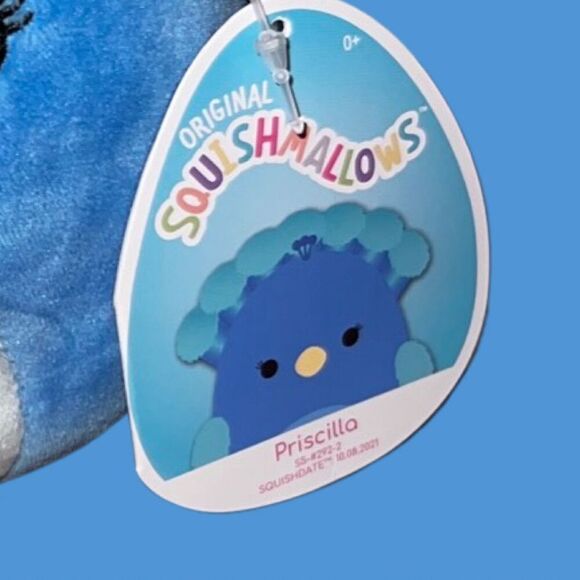 NWT Priscilla the Peacock Squishmallow 5” - Picture 2 of 5